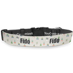 Cactus Deluxe Dog Collar - Large (13" to 21") (Personalized)