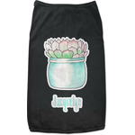 Cactus Black Pet Shirt (Personalized)