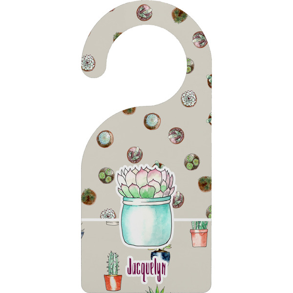 Custom Cactus Door Hanger (Personalized)