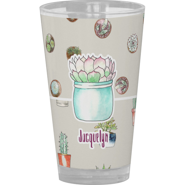 Custom Cactus Pint Glass - Full Color (Personalized)