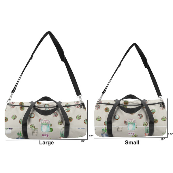 Succulents Duffle Bag Small and Large