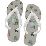 Cactus Flip Flops - XSmall (Personalized)