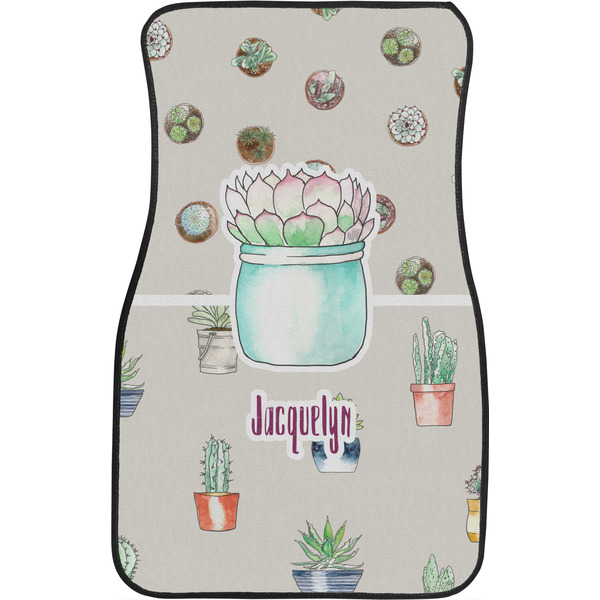 Succulents Front Seat Car Mat