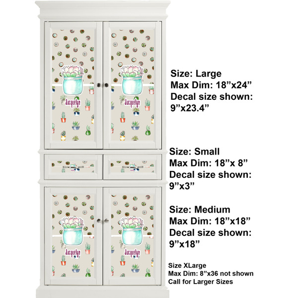 Succulents Full Cabinet (Show Sizes)