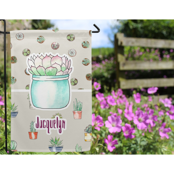 Succulents Garden Flag - Outside In Flowers