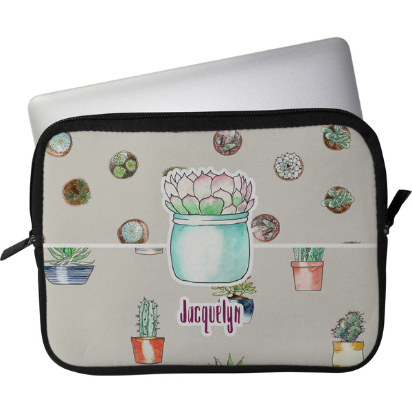 Custom Cactus Laptop Sleeve / Case - 13" (Personalized)