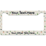 Cactus License Plate Frame - Style B (Personalized)