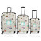 Succulents Luggage Bags all sizes - With Handle