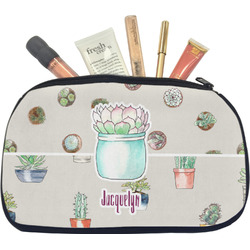 Cactus Makeup / Cosmetic Bag - Medium (Personalized)