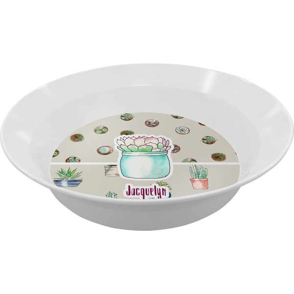 Custom Cactus Melamine Bowl (Personalized)