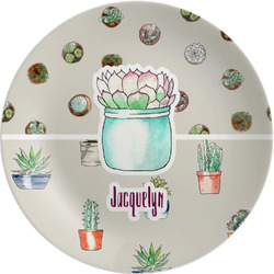 Cactus Melamine Plate (Personalized)