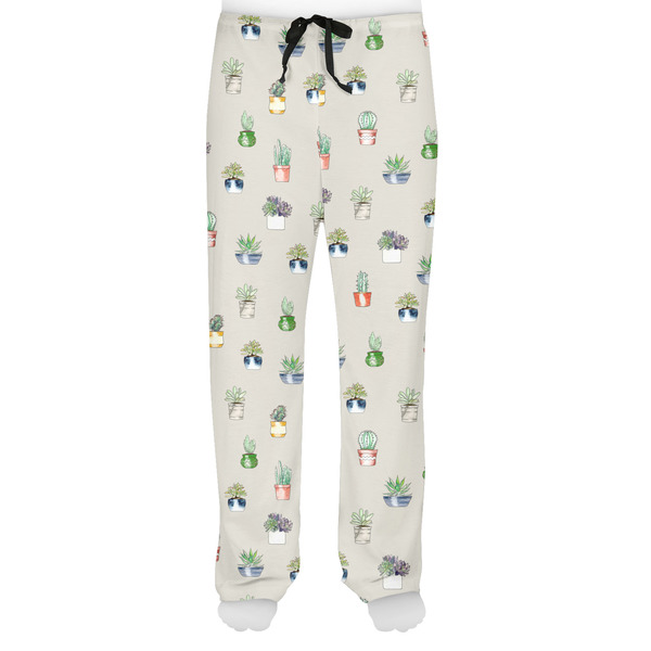 Succulents Men's Pjs Front - on model