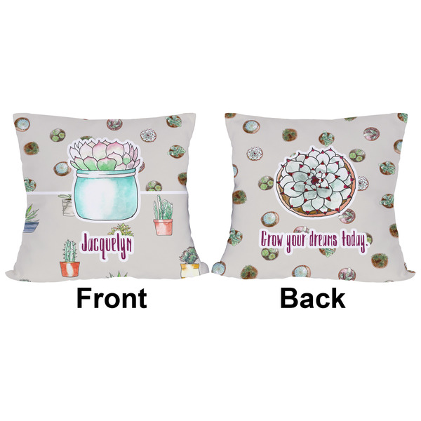 Succulents Outdoor Pillow - 20x20