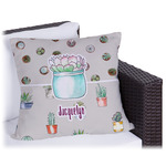Cactus Outdoor Pillow (Personalized)