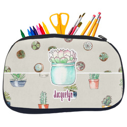 Cactus Neoprene Pencil Case - Medium w/ Name or Text