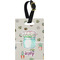 Succulents Personalized Rectangular Luggage Tag