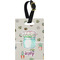 Cactus Plastic Luggage Tag - Rectangular w/ Name or Text