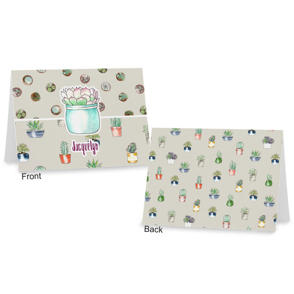 Succulents Postcard - Front and Back