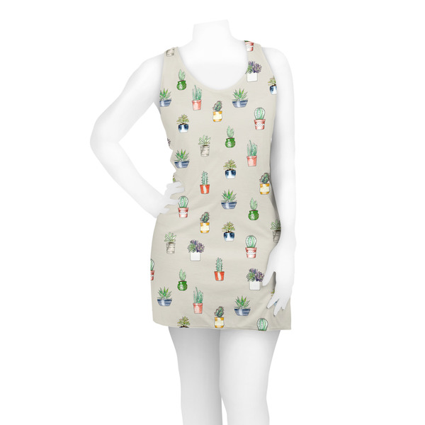 Succulents Racerback Dress - On Model - Front