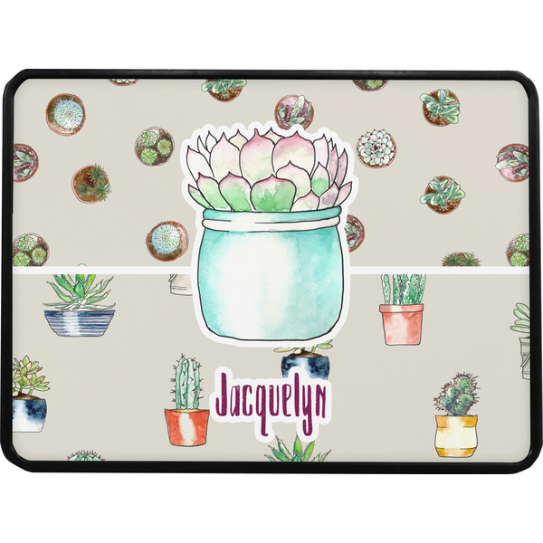 Succulents Rectangular Car Hitch Cover w/ FRP Insert