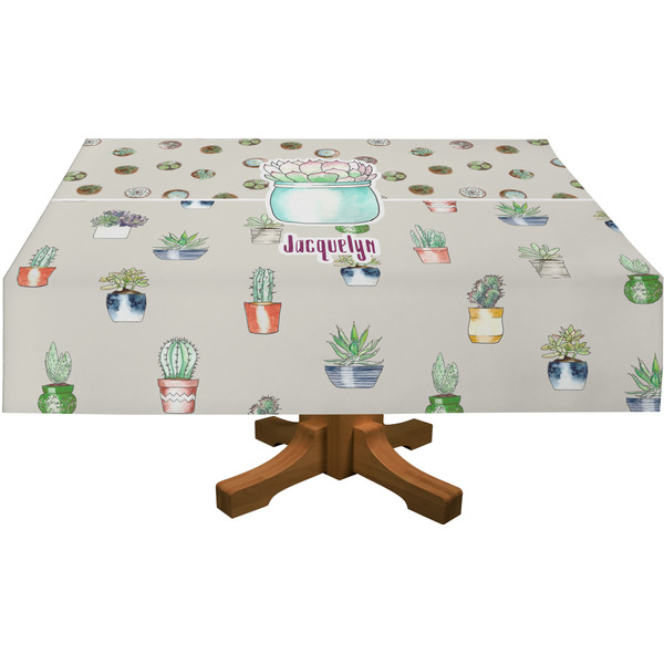 Succulents Rectangular Tablecloths (Personalized)