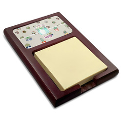 Cactus Red Mahogany Sticky Note Holder (Personalized)