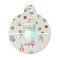 Cactus Round Pet ID Tag - Small (Personalized)