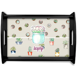 Cactus Wooden Tray (Personalized)