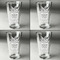 Cactus Set of Four Engraved Beer Glasses - Individual View