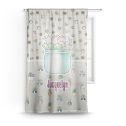 Cactus Sheer Curtain (Personalized)