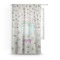 Succulents Sheer Curtain With Window and Rod