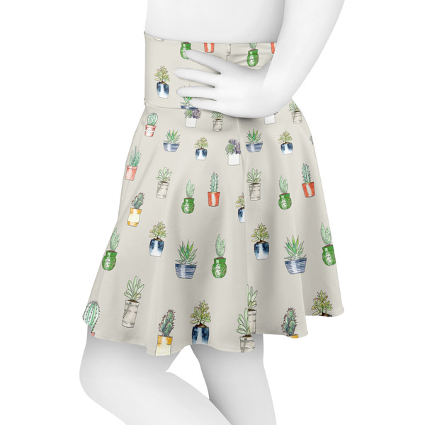 Succulents Skater Skirt - Side