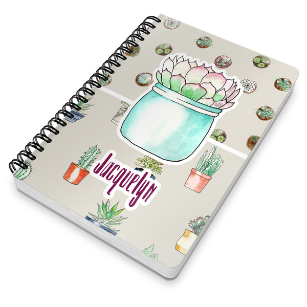 Succulents Spiral Journal 7 x 10 - Main