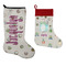 Succulents Stockings - Side by Side compare