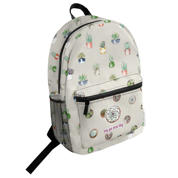 Custom Cactus Student Backpack (Personalized)