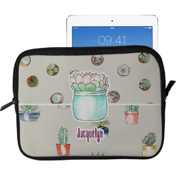 Cactus Tablet Case / Sleeve - Large (Personalized)