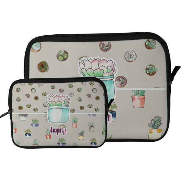 Succulents Tablet Sleeve (Size Comparison)