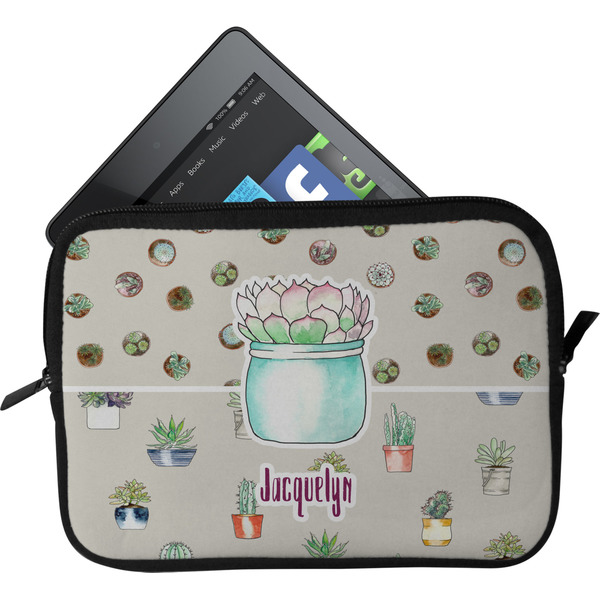 Custom Cactus Tablet Case / Sleeve - Small (Personalized)
