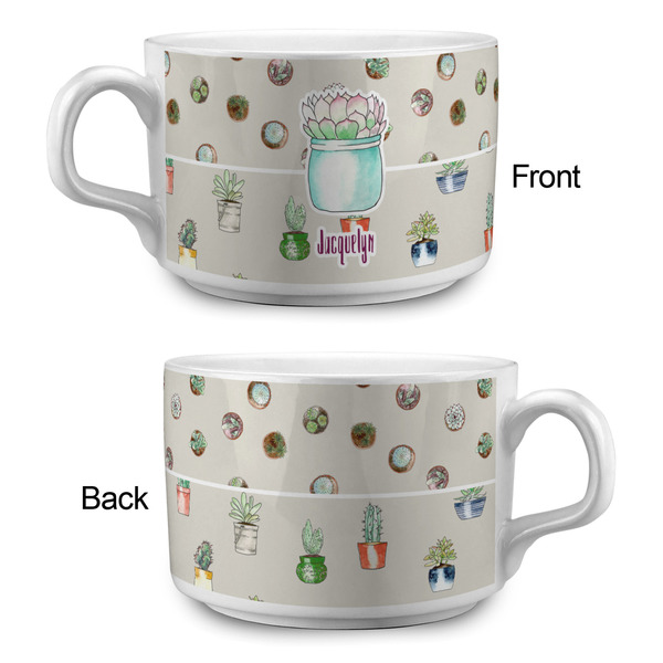 Succulents Tea Cup - Single Apvl