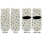 Succulents Toddler Ankle Socks - Double Pair - Front and Back - Apvl
