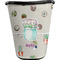 Cactus Waste Basket - Single Sided (Black) (Personalized)