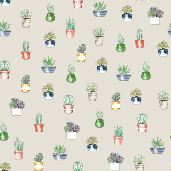 Custom Cactus Wallpaper & Surface Covering (Water Activated 24"x 24" Sample)