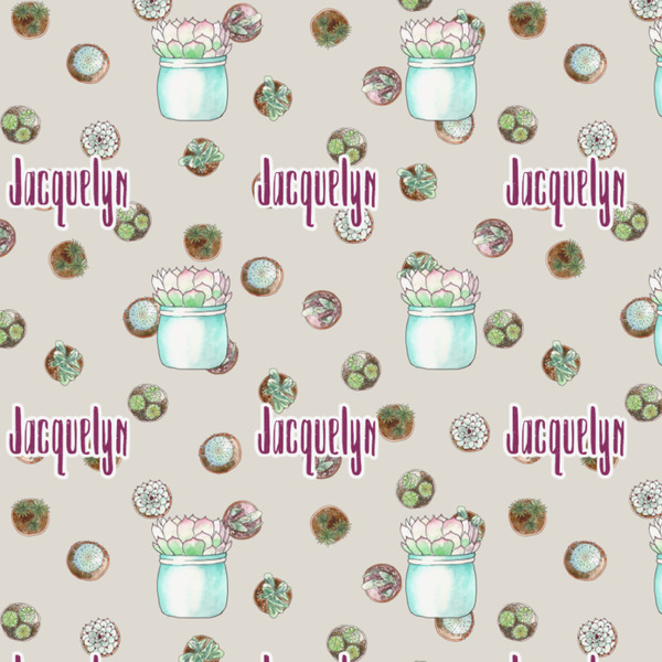 Succulents Wrapping Paper Square