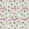 Succulents Wrapping Paper Square