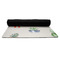 Succulents Yoga Mat Rolled up Black Rubber Backing