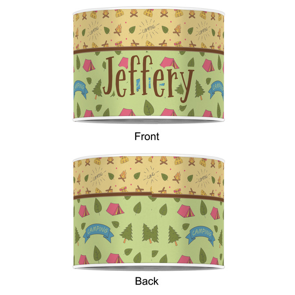 Summer Camping 12" Drum Lampshade - APPROVAL (Poly Film)