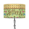Summer Camping 12" Drum Lampshade - ON STAND (Fabric)