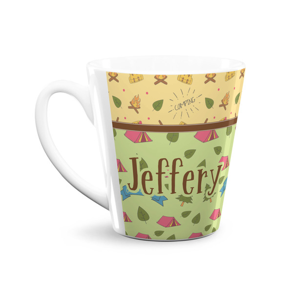 Summer Camping 12 Oz Latte Mug - Front