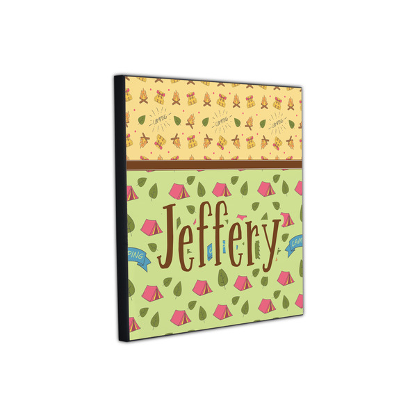 Summer Camping 12x12 Wood Print - Angle View