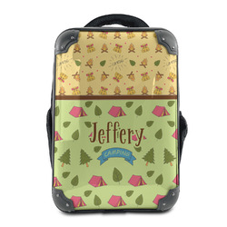 Summer Camping 15" Hard Shell Backpack (Personalized)